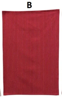 Woven Cotton Christmas Kitchen Towel, Red, 3 Style Options -Winter Gifts Market xm6938aab
