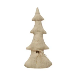 Antiqued Natural Canvas Tree With Bells, 2 Size Options -Winter Gifts Market xs0589