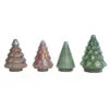 Embossed Mercury Glass Tree, Iridescent, 4 Style Options
